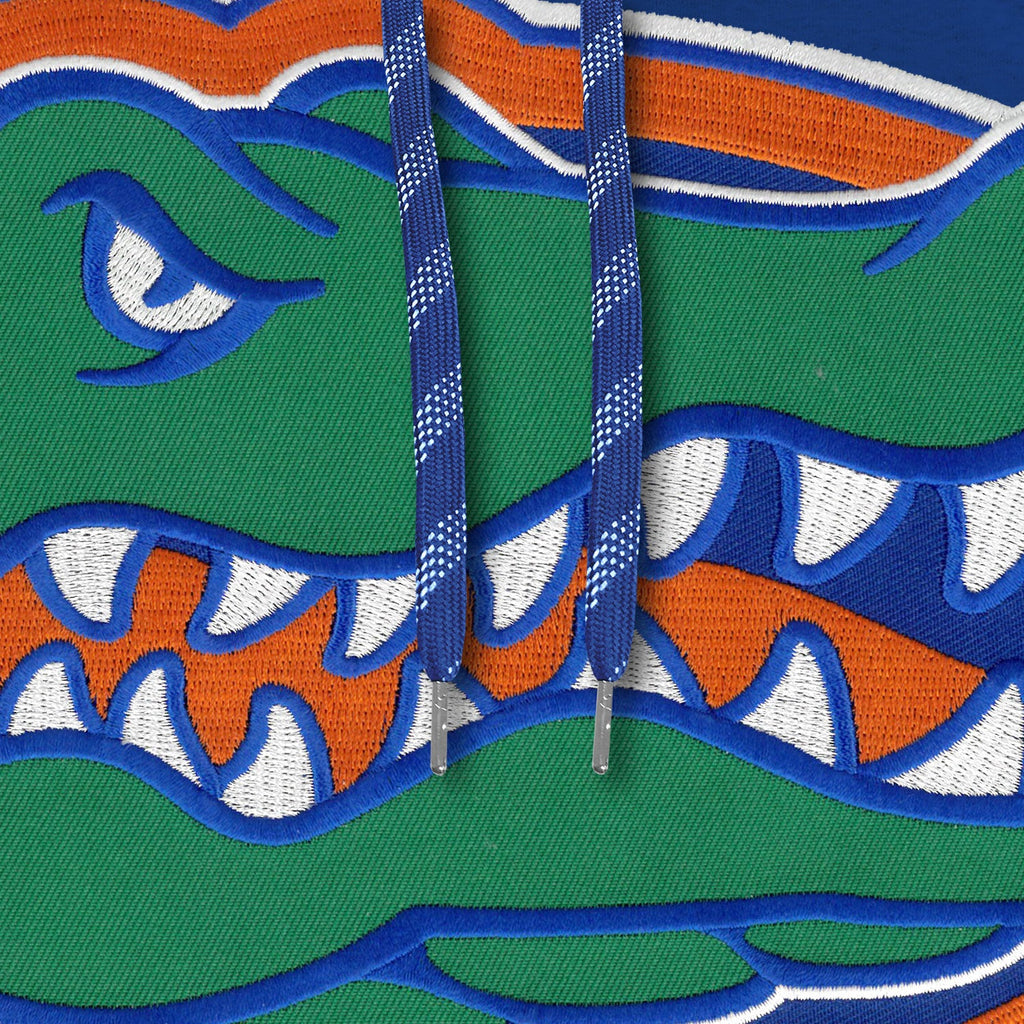 Florida Gators NCAA Bulletin Men Royal Express Twill Logo Hoodie product image 2, provided for visual reference and product