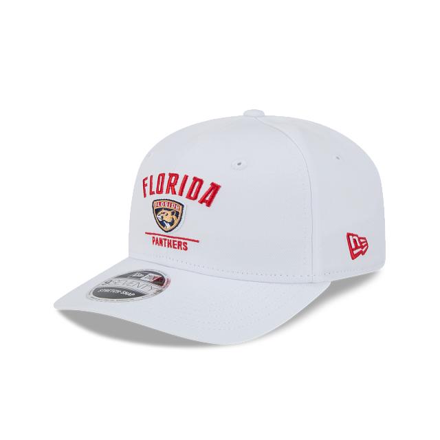 Florida Panthers NHL New Era Men White 9Seventy Snapback Hat product image 1, provided for visual reference and product
