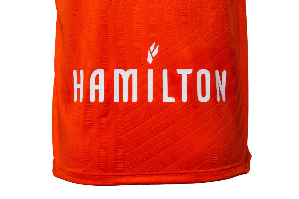 Forge FC CPL Macron Men Orange 2025/26 Primary Match Jersey product image 6, provided for visual reference and product