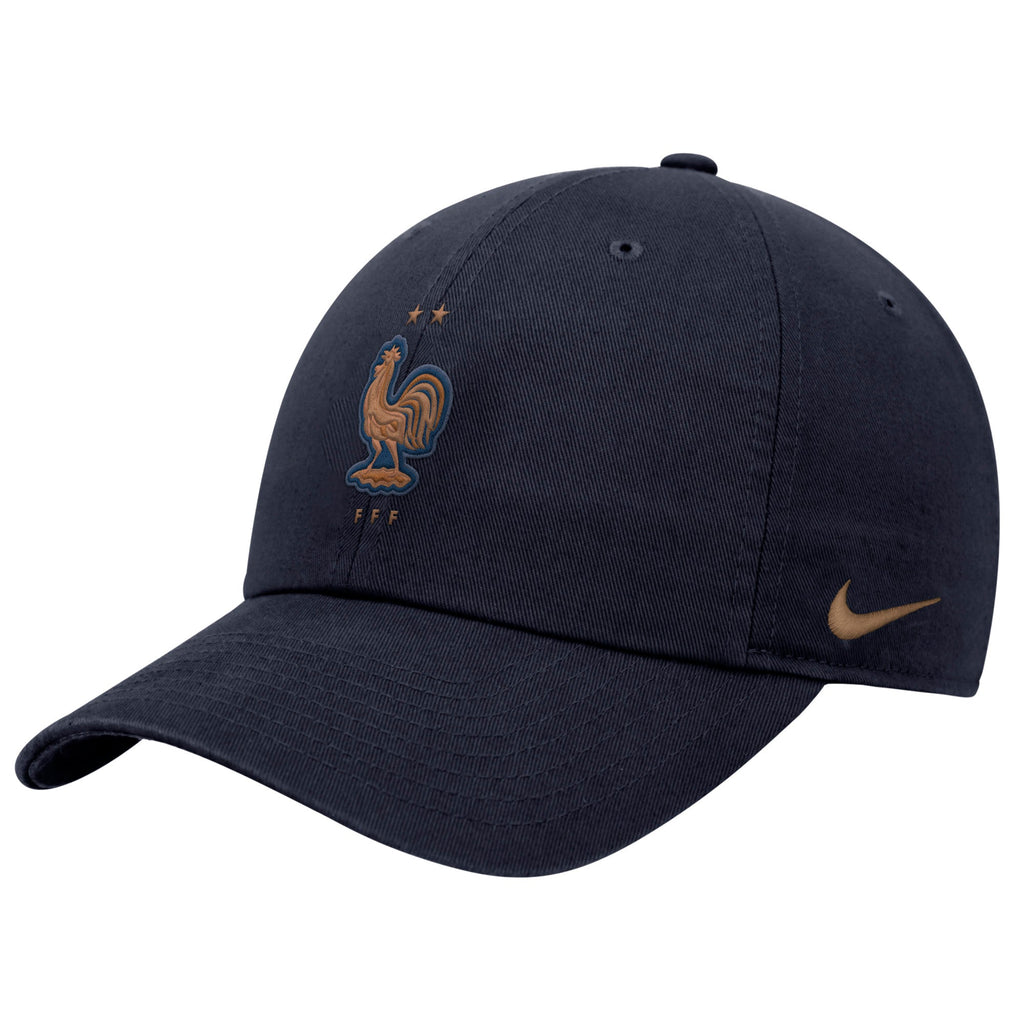 France National Team FIFA Nike Men Navy Club Adjustable Hat product image 1, provided for visual reference and product