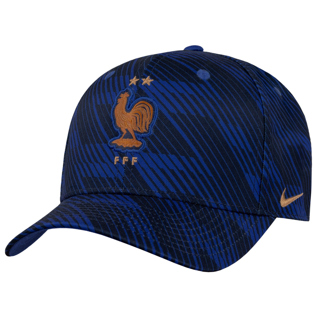 France National Team FIFA Nike Men Navy Rise Adjustable Hat product image 1, provided for visual reference and product