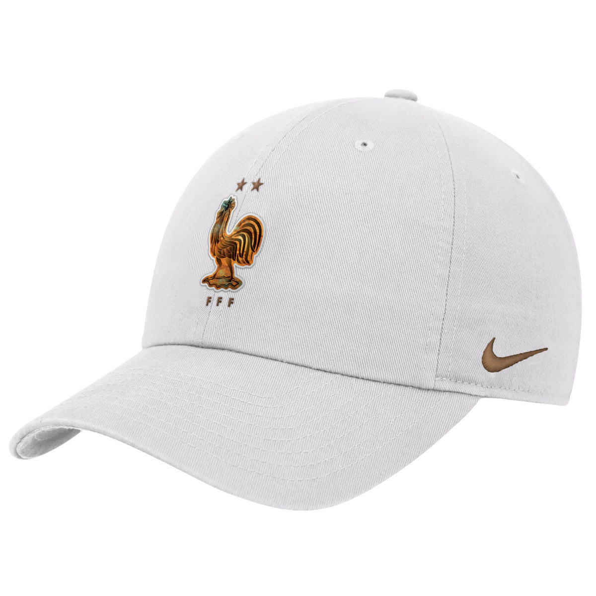 France National Team FIFA Nike Men White Club Adjustable Hat product image 1, provided for visual reference and product