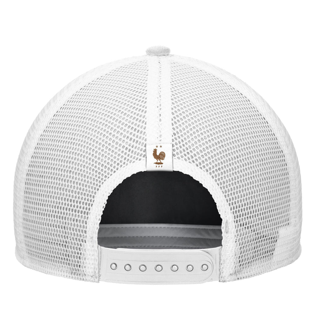 France National Team FIFA Nike Men White Rise Rope Trucker Adjustable Hat product image 2, provided for visual reference and