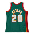 Gary Payton Seattle Supersonics NBA Mitchell & Ness Men Green 1995-96 Hardwood Classics Swingman Jersey product image 1,