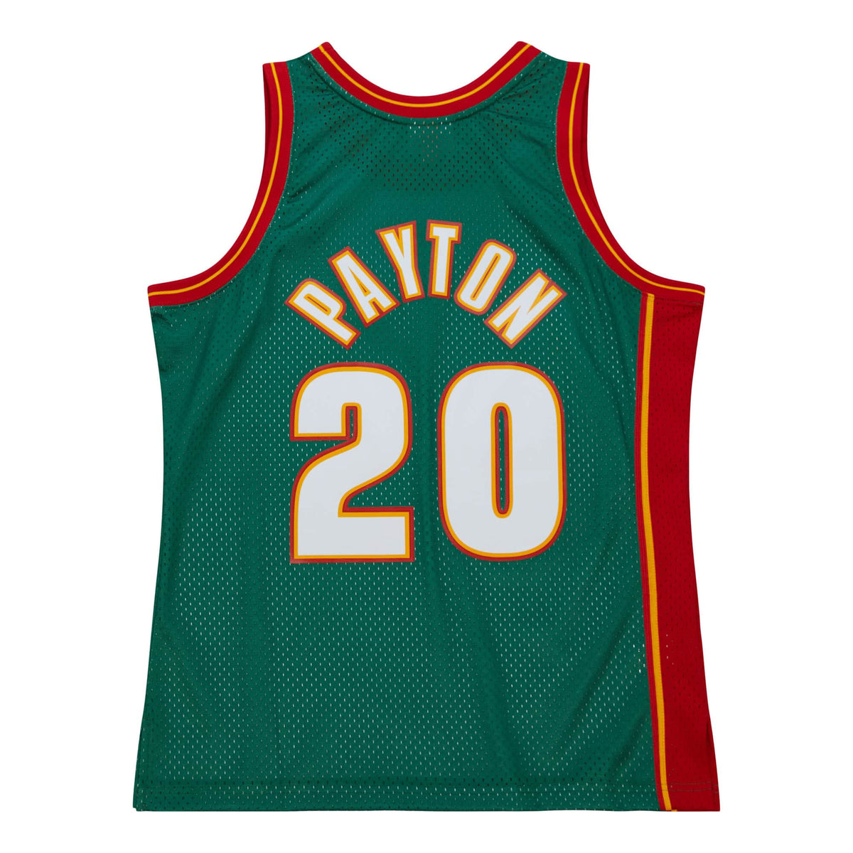 Gary Payton Seattle Supersonics NBA Mitchell & Ness Men Green 1995-96 Hardwood Classics Swingman Jersey product image 1,