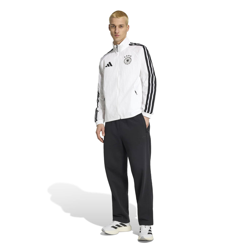 Germany National Team FIFA Adidas Men White Anthem Jacket product image 5, provided for visual reference and product detail