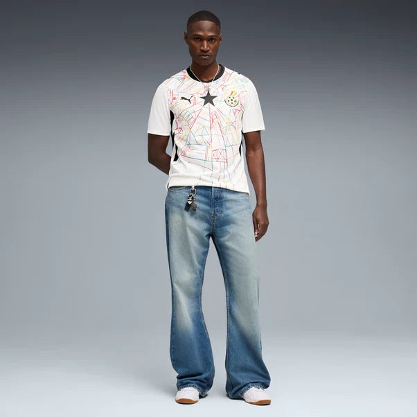 Ghana National Team FIFA Puma Men White 2026 Home Replica Jersey product image 5, provided for visual reference and product