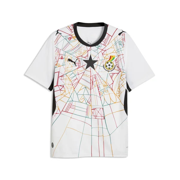 Ghana National Team FIFA Puma Men White 2026 Home Replica Jersey product image 1, provided for visual reference and product