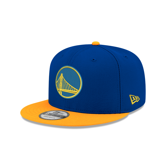 Golden State Warriors NBA New Era Men Royal Blue/Gold 9Fifty Two Tone Snapback product image 1, provided for visual