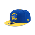 Golden State Warriors NBA New Era Men Royal Blue/Yellow 9Fifty Two Tone Snapback product image 1, provided for visual