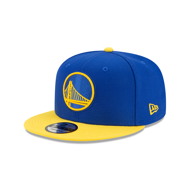 Golden State Warriors NBA New Era Men Royal Blue/Yellow 9Fifty Two Tone Snapback product image 1, provided for visual
