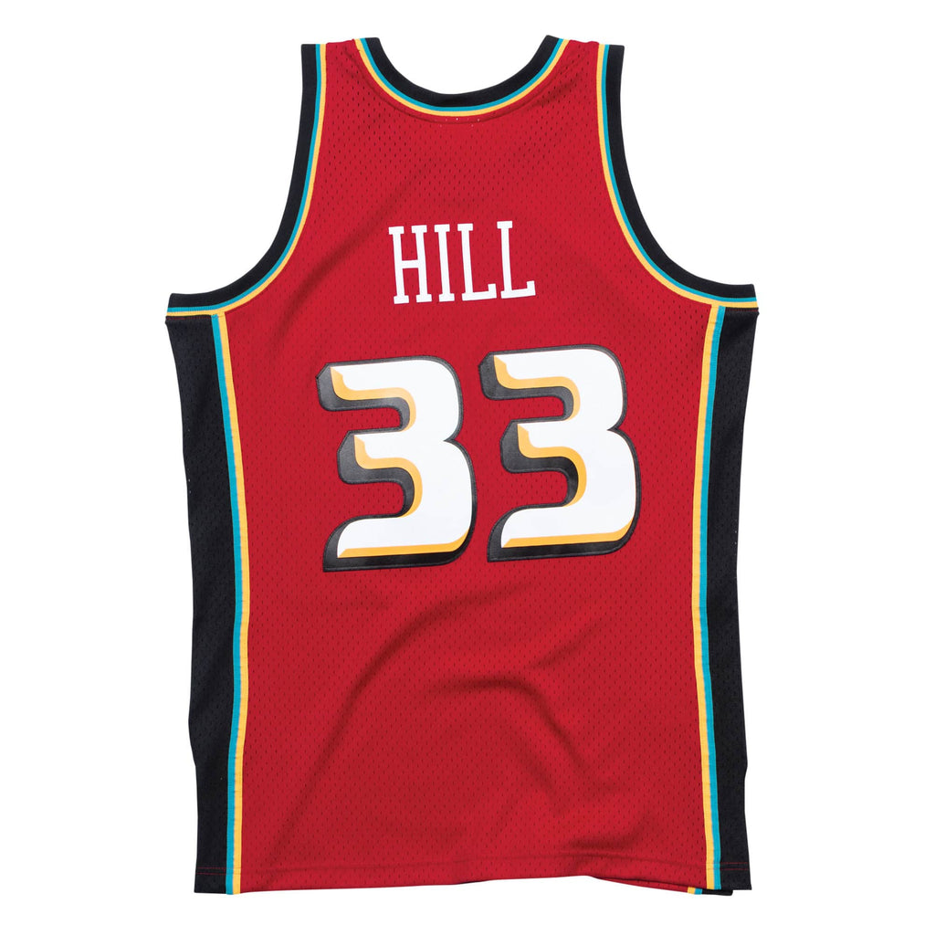 Grant Hill Detroit Pistons NBA Mitchell & Ness Men Red 1999-00 Hardwood Classics Swingman Jersey product image 1, provided