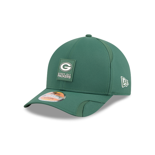 Green Bay Packers NFL New Era Men Green 9Forty 2025 Sideline M-Crown Snapback product image 1, provided for visual reference