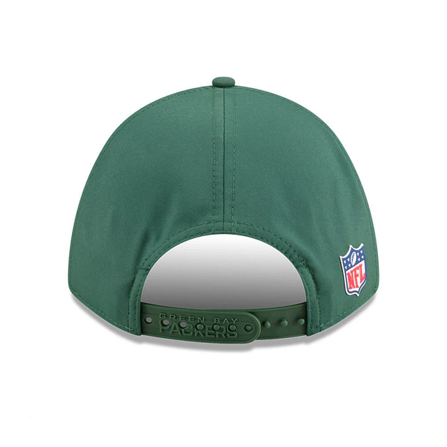 Green Bay Packers NFL New Era Men Green 9Forty 2025 Sideline M-Crown Snapback product image 2, provided for visual reference