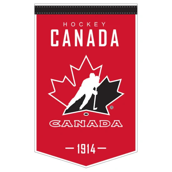Hockey Team Canada IIHF 15"x24" Felt Team Banner product image 1, provided for visual reference and product detail review