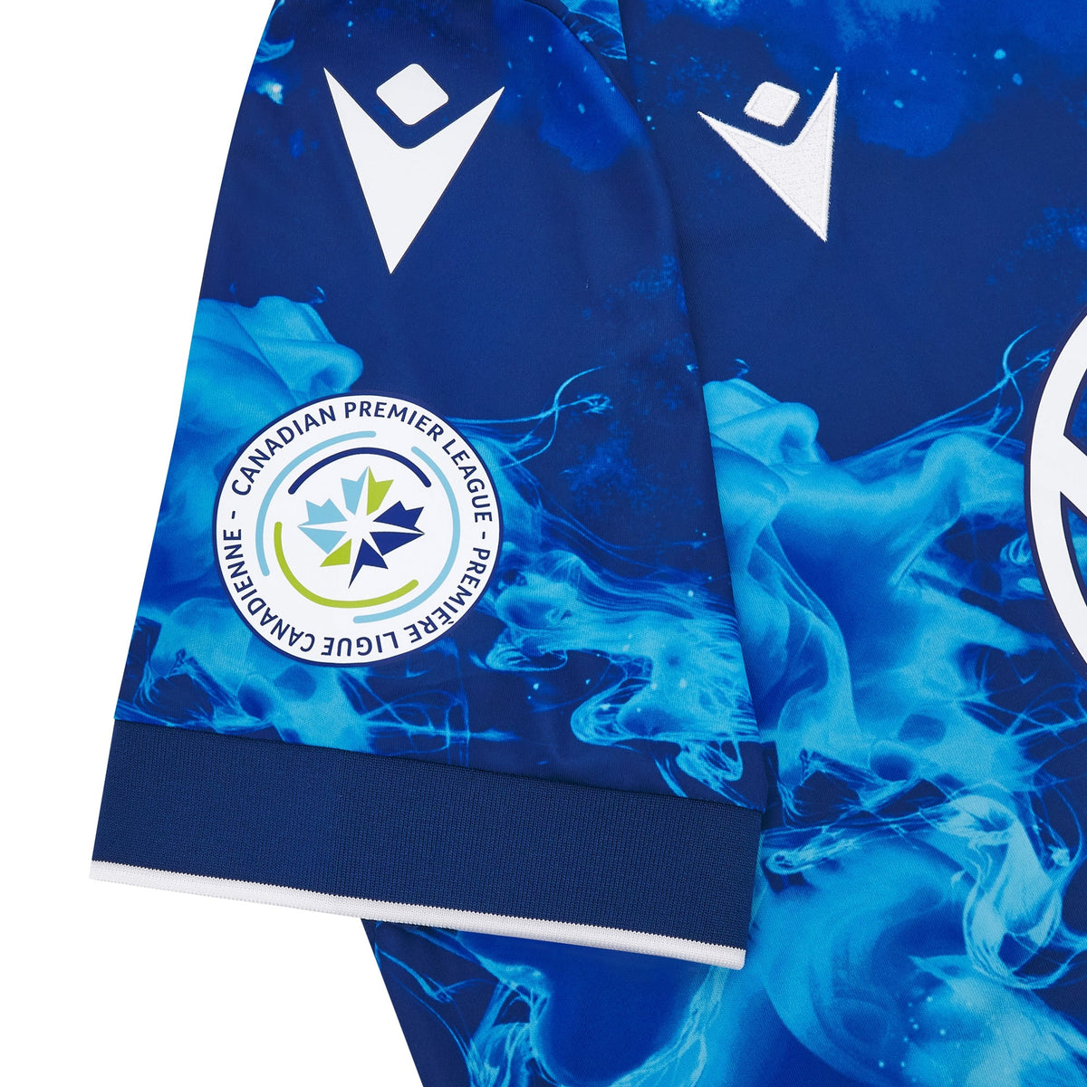 Halifax Wanderers FC CPL Macron Men Navy 2025/26 Primary Match Jersey product image 4, provided for visual reference and