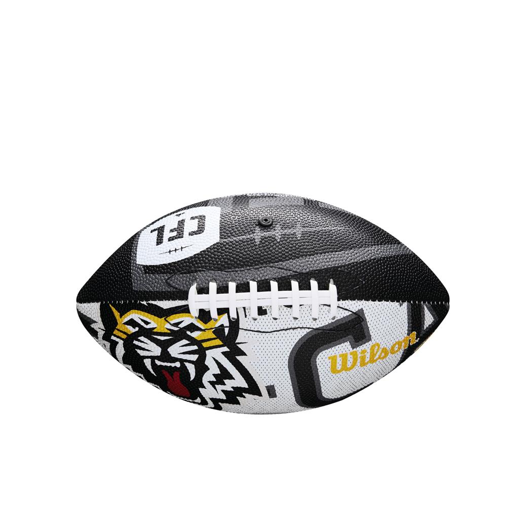 Hamilton Tiger-Cats CFL Wilson Wraparound Mini Football product image 3, provided for visual reference and product detail
