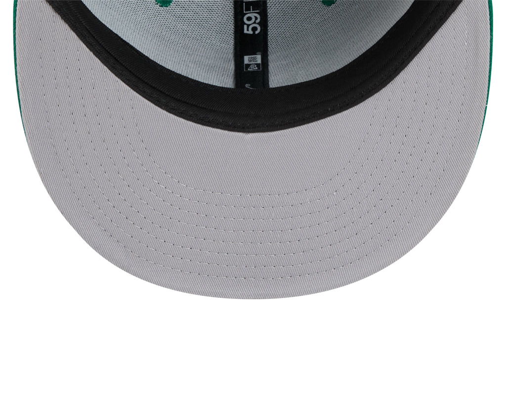 Hartford Whalers NHL New Era Men Green 59Fifty Core Fitted Hat product image 7, provided for visual reference and product