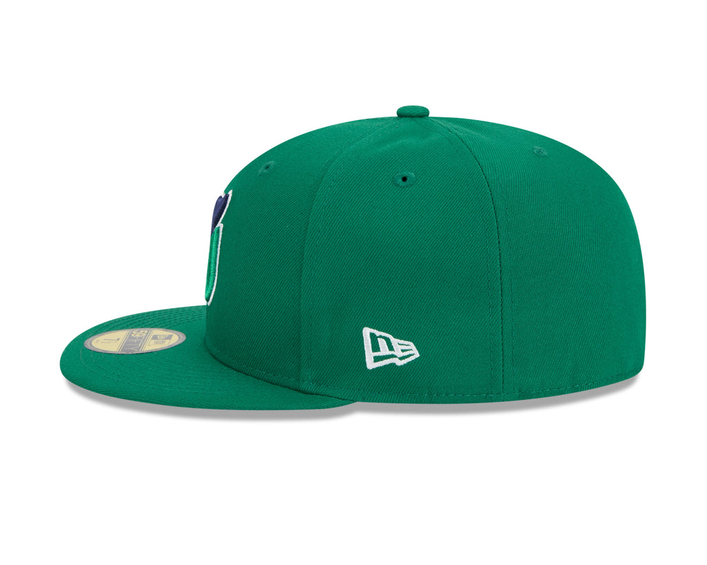 Hartford Whalers NHL New Era Men Green 59Fifty Core Fitted Hat product image 5, provided for visual reference and product