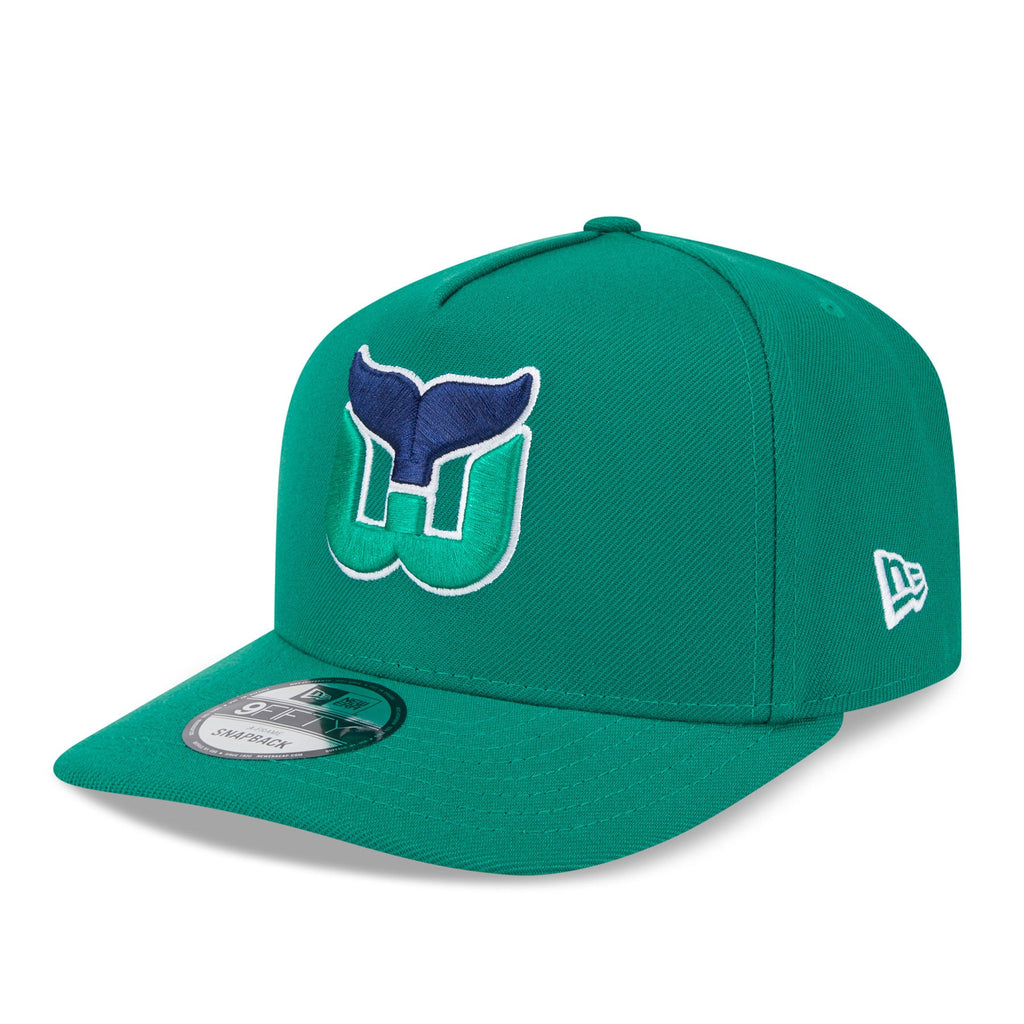Hartford Whalers NHL New Era Men Green 9Fifty A-Frame Snapback product image 1, provided for visual reference and product