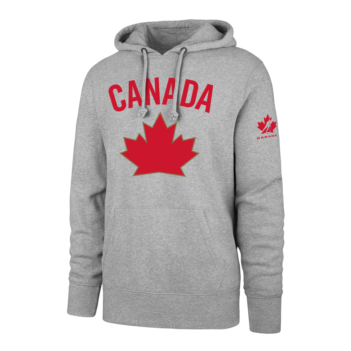 Hockey Canada IIHF 47 Brand Men Athletic Grey Imprint Hoodie product image 1, provided for visual reference and product