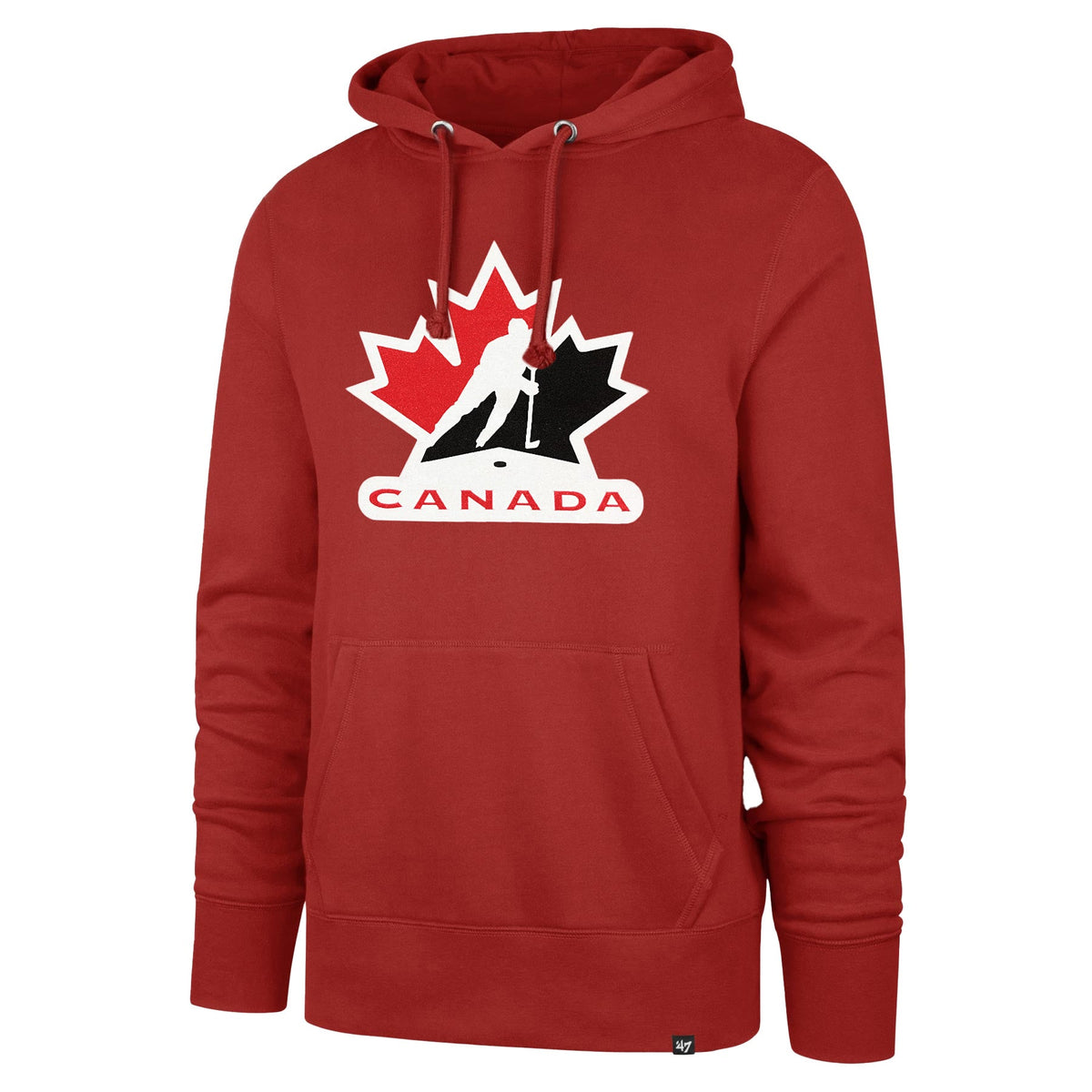 Hockey Canada IIHF 47 Brand Men Red Imprint Headline Hoodie product image 1, provided for visual reference and product