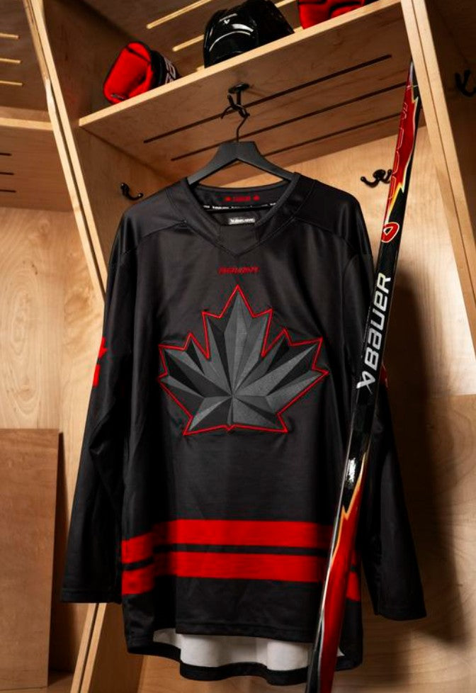 Hockey Canada IIHF Bauer Men Black 2026 Replica Jersey product image 8, provided for visual reference and product detail
