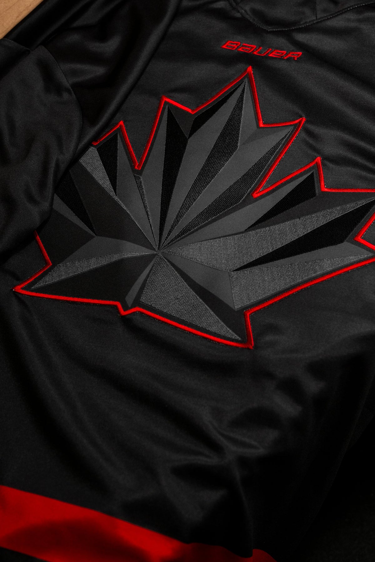 Hockey Canada IIHF Bauer Men Black 2026 Replica Jersey product image 5, provided for visual reference and product detail