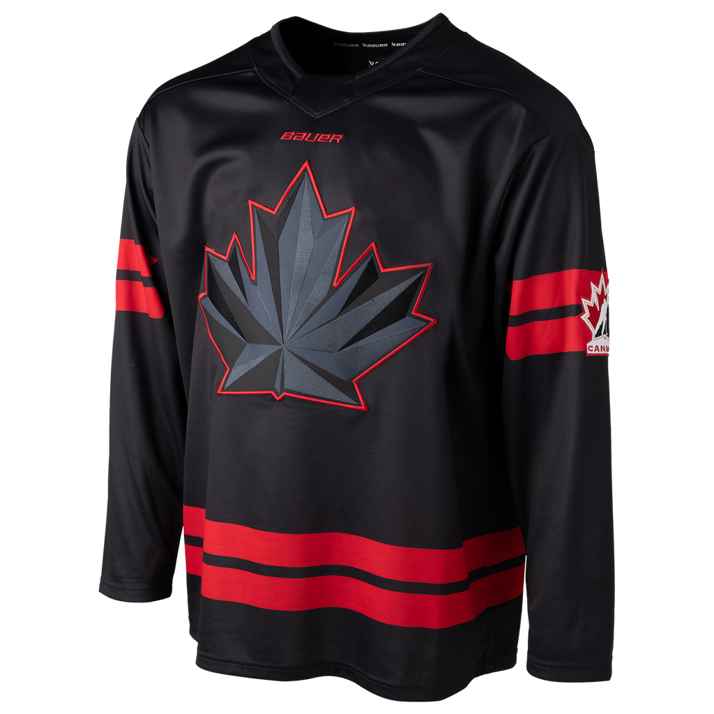 Hockey Canada IIHF Bauer Men Black 2026 Replica Jersey product image 3, provided for visual reference and product detail