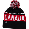 Hockey Canada IIHF Bauer Men Black Cuff Pom Knit product image 1, provided for visual reference and product detail review