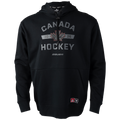 Hockey Canada IIHF Bauer Men Black Pullover Hoodie product image 1, provided for visual reference and product detail review