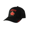 Hockey Canada IIHF Bauer Men Black One Leaf Mesh Snapback product image 1, provided for visual reference and product detail