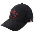 Hockey Canada IIHF Bauer Men Black Performance All Black Adjustable Hat product image 1, provided for visual reference and