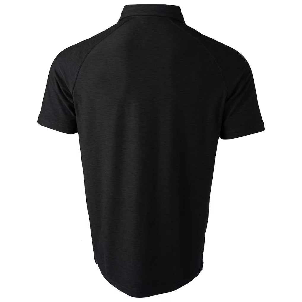Hockey Canada IIHF Bauer Men Black Performance Polo T-Shirt product image 2, provided for visual reference and product