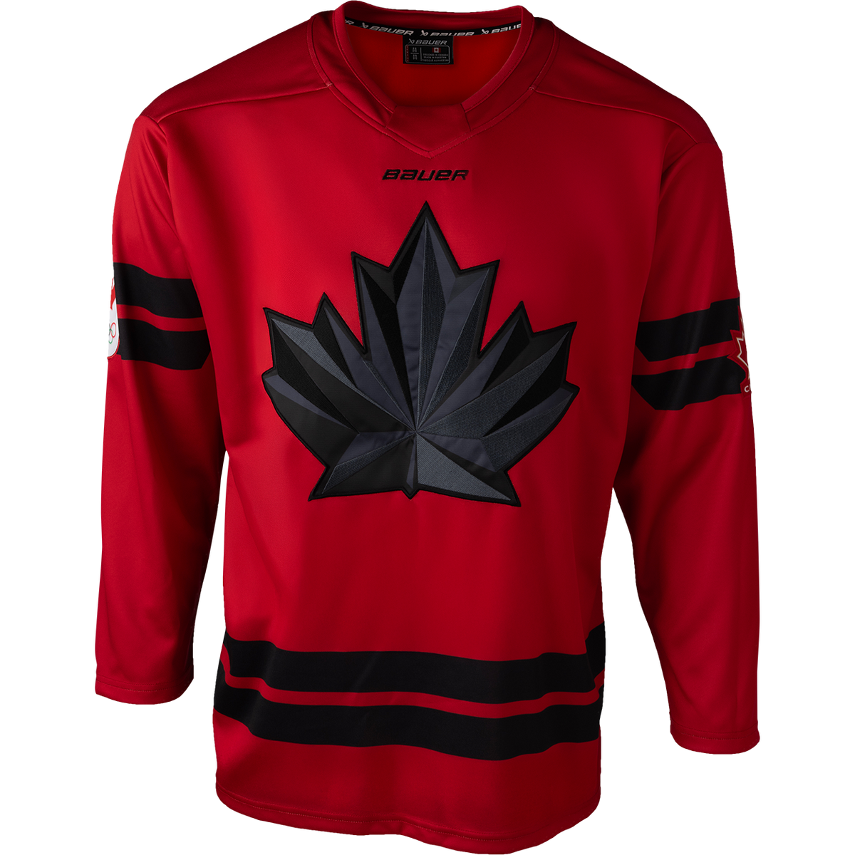 Hockey Canada IIHF Bauer Men Red 2026 Replica Jersey product image 1, provided for visual reference and product detail review