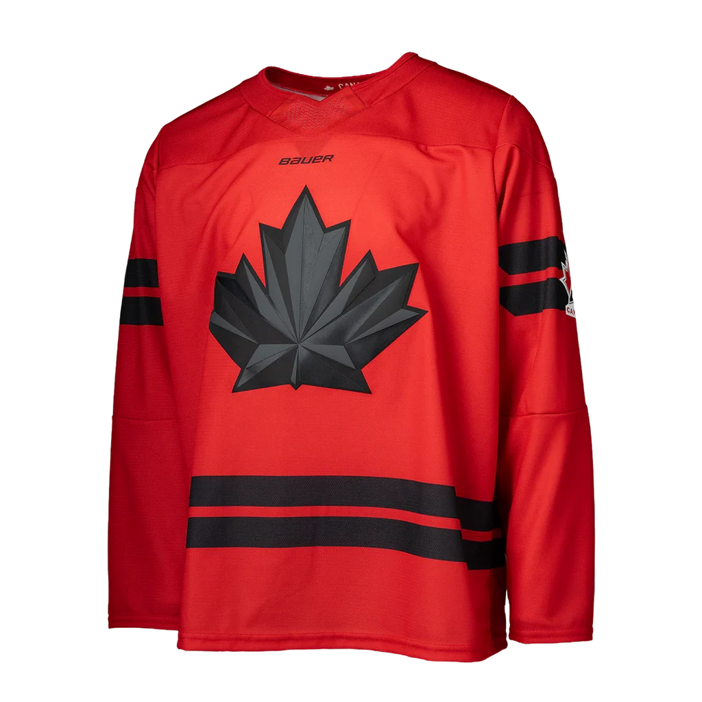 Hockey Canada IIHF Bauer Men Red 2026 Semi Pro Jersey product image 3, provided for visual reference and product detail