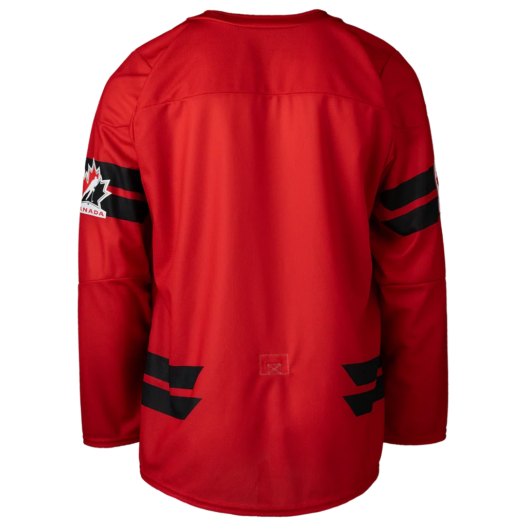 Hockey Canada IIHF Bauer Men Red 2026 Semi Pro Jersey product image 2, provided for visual reference and product detail