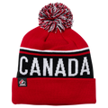 Hockey Canada IIHF Bauer Men Red Cuff Pom Knit product image 1, provided for visual reference and product detail review