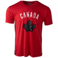 Hockey Canada IIHF Bauer Men Red Tri Blend T-Shirt product image 1, provided for visual reference and product detail review