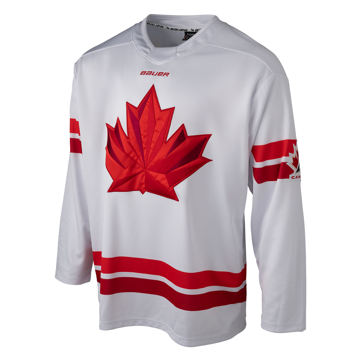 Hockey Canada IIHF Bauer Men White 2026 Replica Jersey product image 3, provided for visual reference and product detail