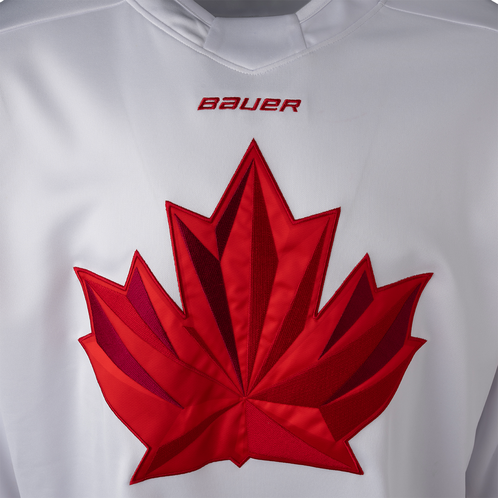 Hockey Canada IIHF Bauer Men White 2026 Replica Jersey product image 4, provided for visual reference and product detail