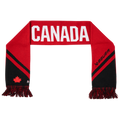 Hockey Canada IIHF Bauer Red/Black Team Scarf product image 1, provided for visual reference and product detail review