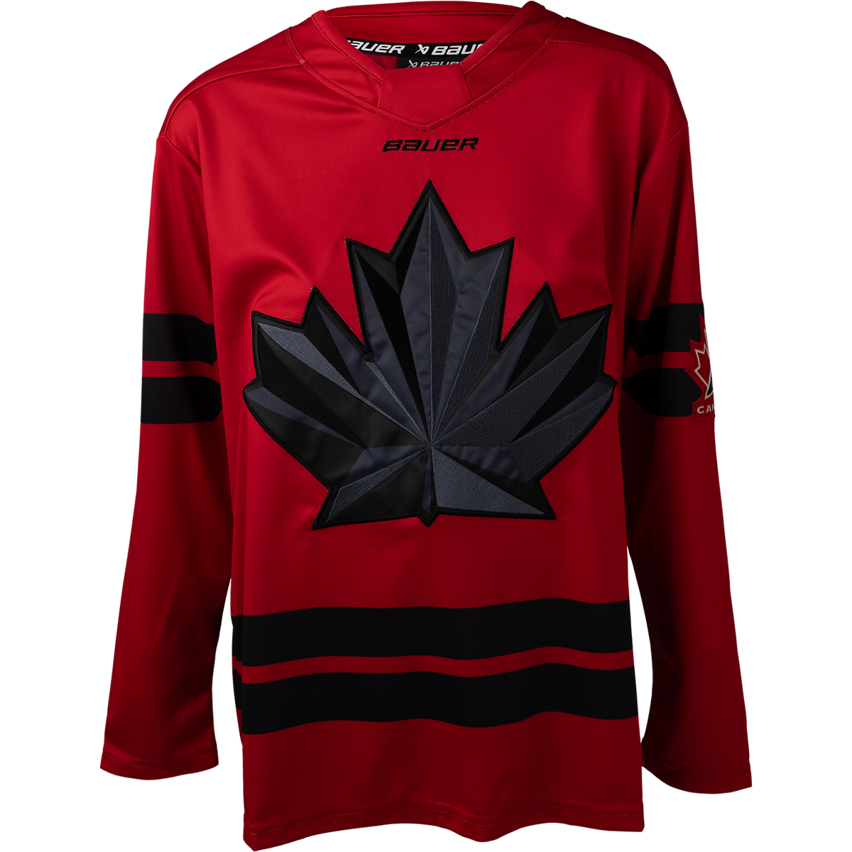 Hockey Canada IIHF Bauer Women Red 2026 Replica Jersey product image 1, provided for visual reference and product detail