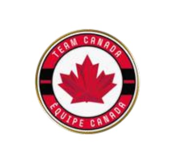 Hockey Canada IIHF Inglasco 2026 Winter Olympics Logo Lapel Pin product image 1, provided for visual reference and product