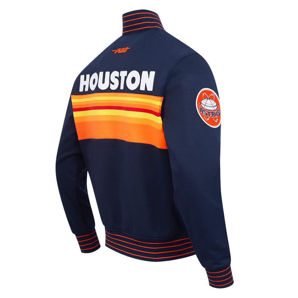 Houston Astros MLB Pro Standard Men Navy Cooperstown Game Day Double Knit Jacket product image 2, provided for visual