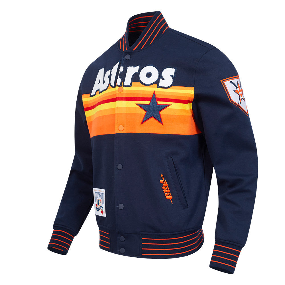 Houston Astros MLB Pro Standard Men Navy Cooperstown Game Day Double Knit Jacket product image 1, provided for visual