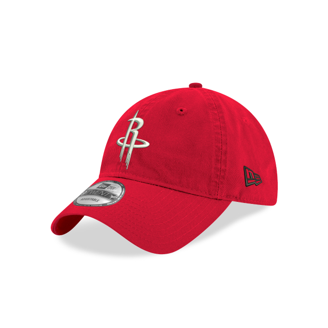 Houston Rockets NBA New Era Men Red 9Twenty Core Classic Adjustable Hat product image 1, provided for visual reference and