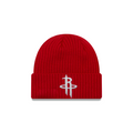 Houston Rockets NBA New Era Men Red Core Classic Cuff Knit Beanie product image 1, provided for visual reference and product