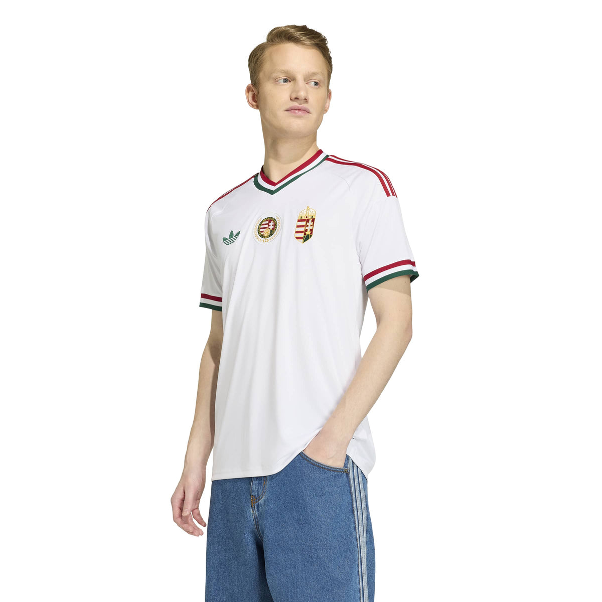 Hungary National Team FIFA Adidas Men White 2026 Replica Away Jersey product image 3, provided for visual reference and