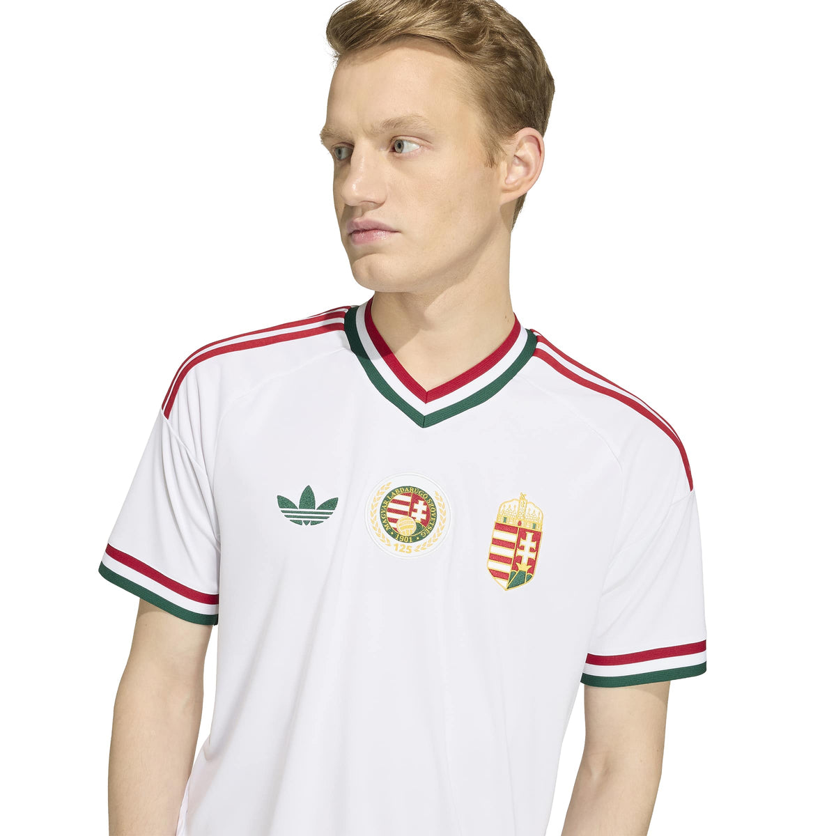 Hungary National Team FIFA Adidas Men White 2026 Replica Away Jersey product image 6, provided for visual reference and